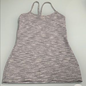 Lulu Lemon Yoga Y Tank Top with build in Bra